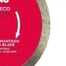 Disco de Corte Diamantado Contínuo Eco 110mm x 20mm - Cortag Disco de Corte Diamantado Contínuo Eco 110mm x 20mm - Cortag