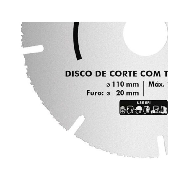 Disco de Corte Tungstênio para Madeira 100mm - Cortag