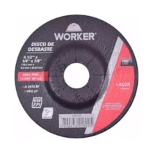 Disco de Desbaste 4.1/2 x 1/4 x 7/8 Pol. - Worker