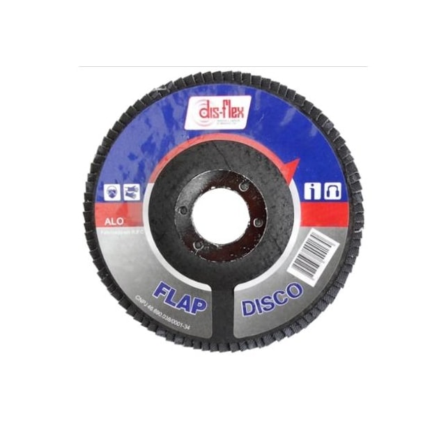 Disco de Lixa de Ferro 4" 1/2" G-80 - Disflex