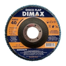 Disco de Lixa Grão-40 115x22mm Flap - Dimax