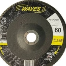 Disco de Lixar Flap 7" Grão 60 - Waves  Disco de Lixar Flap 7" Grão 60 - Waves
