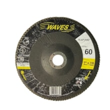 Disco de Lixar Flap 7" Grão 60 - Waves  Disco de Lixar Flap 7" Grão 60 - Waves