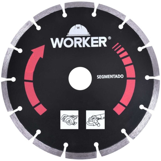 Disco Diamantado 230mm Segmentado - Worker