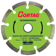 Disco Diamantado Segmentado - Cortag