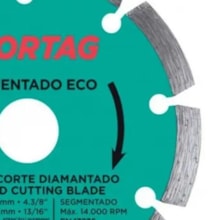 Disco Diamantado Segmentado ECO 110 x 20mm - Cortag  Disco Diamantado Segmentado ECO 110 x 20mm - Cortag