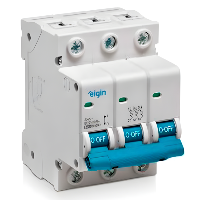 Disjuntor 3P Curva C 16A - ELGIN