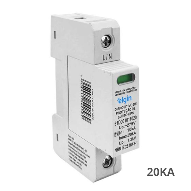 Disjuntor de Proteção/Surto 20KA - ELGIN