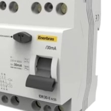 Disjuntor Diferencial Residencial 30mA 4P 40A - Enerbras Disjuntor Diferencial Residencial 30mA 4P 40A - Enerbras