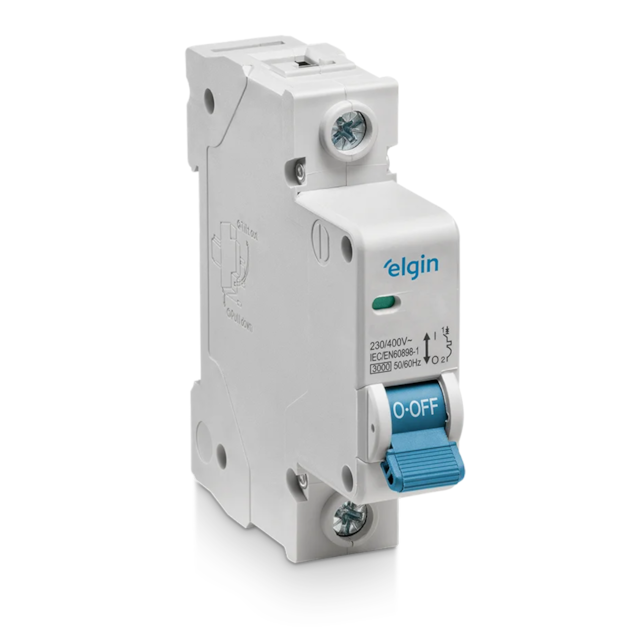 Disjuntor Monofásico 25A DIN - ELGIN