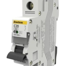Disjuntor Monopolar 20A DIN 3KA C - Enerbras