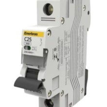 Disjuntor Monopolar 25A DIN 3KA C - Enerbras
