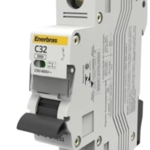 Disjuntor Monopolar 32A DIN 3KA C - Enerbras
