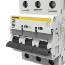 Disjuntor Tripolar 25A DIN 3KA C - Enerbras Disjuntor Tripolar 25A DIN 3KA C - Enerbras