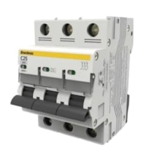 Disjuntor Tripolar 25A DIN 3KA C - Enerbras Disjuntor Tripolar 25A DIN 3KA C - Enerbras