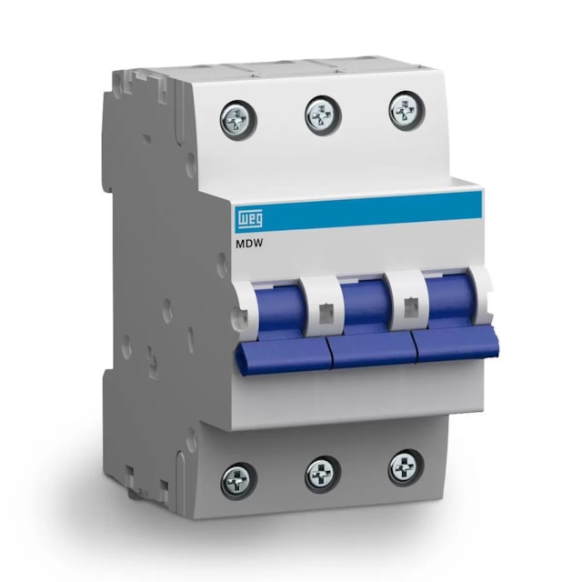 Disjuntor Tripolar 32A DIN Curva C - Weg Disjuntor Tripolar 32A DIN Curva C - Weg