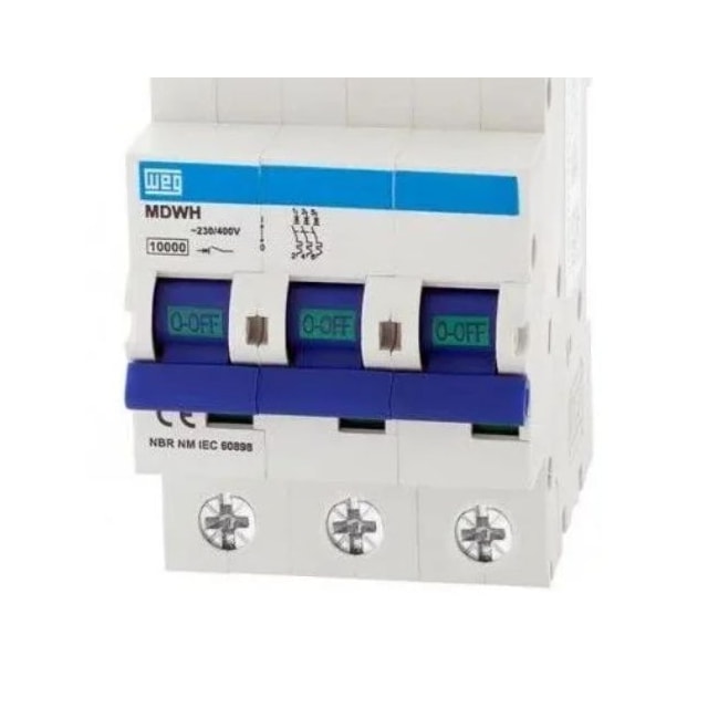 Disjuntor Tripolar 40A DIN Curva C - Weg Disjuntor Tripolar 40A DIN Curva C - Weg