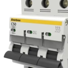 Disjuntor Tripolar 50A DIN 3KA C - Enerbras
