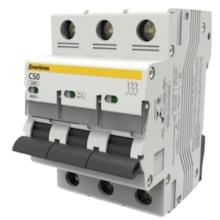 Disjuntor Tripolar 50A DIN 3KA C - Enerbras