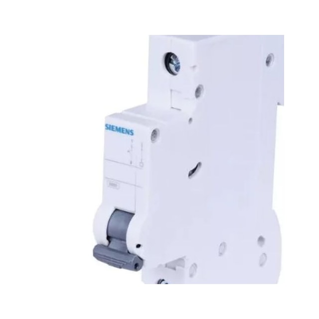 Disjuntor unipolar Din Curva C 16A - Siemens Disjuntor unipolar Din Curva C 16A - Siemens