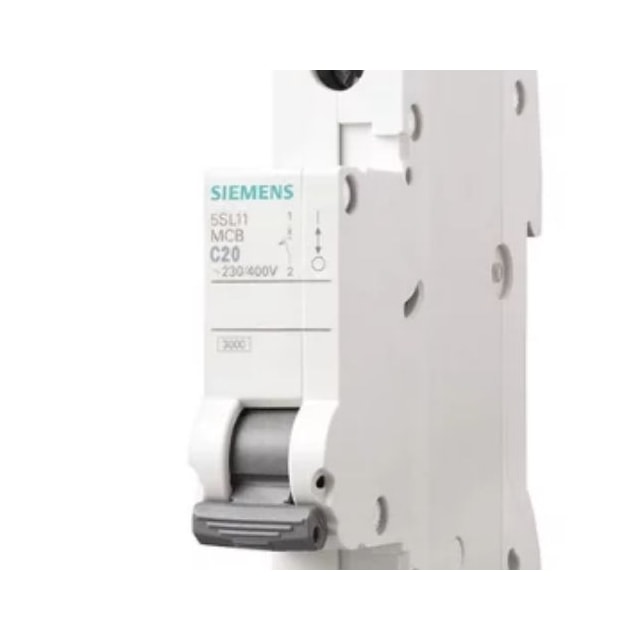 Disjuntor Unipolar Din Curva C 20A - Siemens Disjuntor Unipolar Din Curva C 20A - Siemens