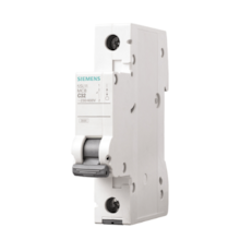 Disjuntor Unipolar Din Curva C 32A - Siemens Disjuntor Unipolar Din Curva C 32A - Siemens