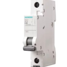 Disjuntor Unipolar Din Curva C 40A - Siemens Disjuntor Unipolar Din Curva C 40A - Siemens