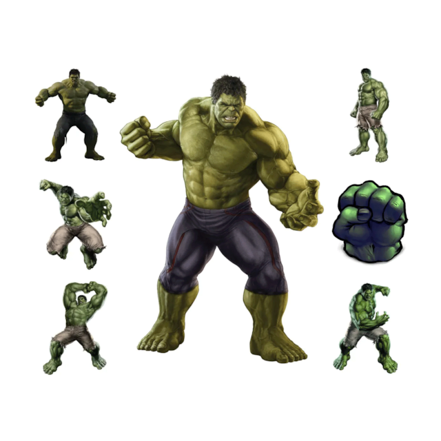 Display De Festa Infantil Hulk 1 Totem + 5 Displays + Lona