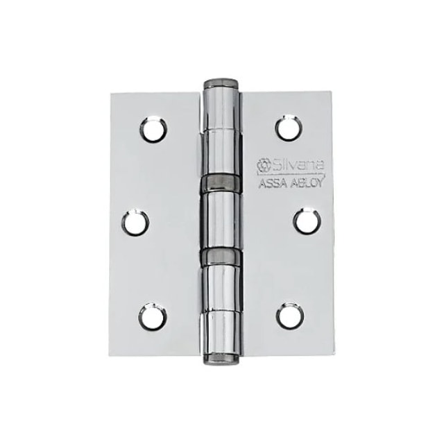 Dobradiça 891 x 4" x 3" Cromada com Rolamento - Silvana Dobradiça 891 x 4" x 3" Cromada com Rolamento - Silvana