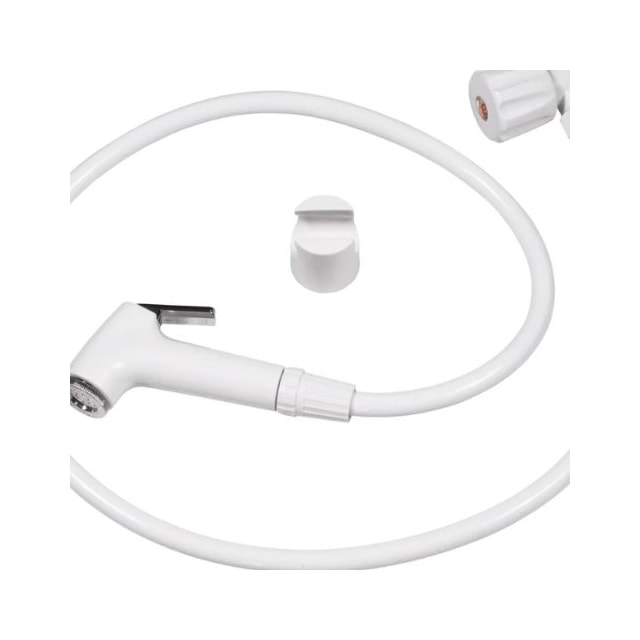 Ducha Higiênica com Registro 1/2 Pol. Branca - HERC Ducha Higiênica com Registro 1/2 Pol. Branca - HERC