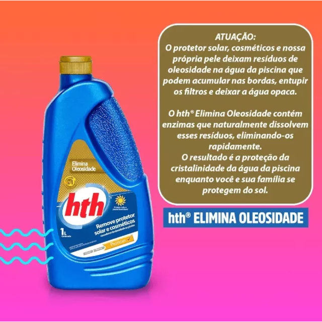Eliminador de Oleosidade 1 litro - HTH Eliminador de Oleosidade 1 litro - HTH