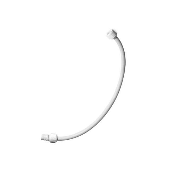 Engate Flexível de Plástico 60cm 1/2" Branco - ATLAS Engate Flexível de Plástico 60cm 1/2" Branco - ATLAS