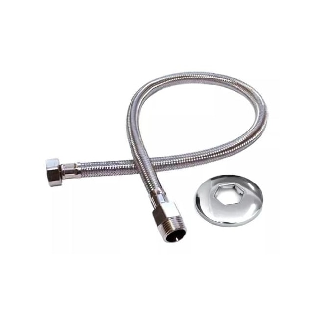 Engate Flexível Trançado 60cm - Cobra Metais Engate Flexível Trançado 60cm - Cobra Metais