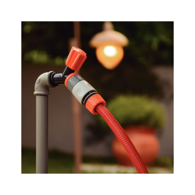 Engate Rápido de Plástico 1/2" para Mangueira - TRAMONTINA Engate Rápido de Plástico 1/2" para Mangueira - TRAMONTINA