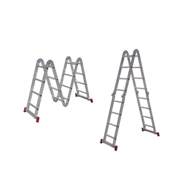 Escada Articulável de Alumínio 3x4 Degraus 13 em 1 - BOTAFOGO Escada Articulável de Alumínio 3x4 Degraus 13 em 1 - BOTAFOGO