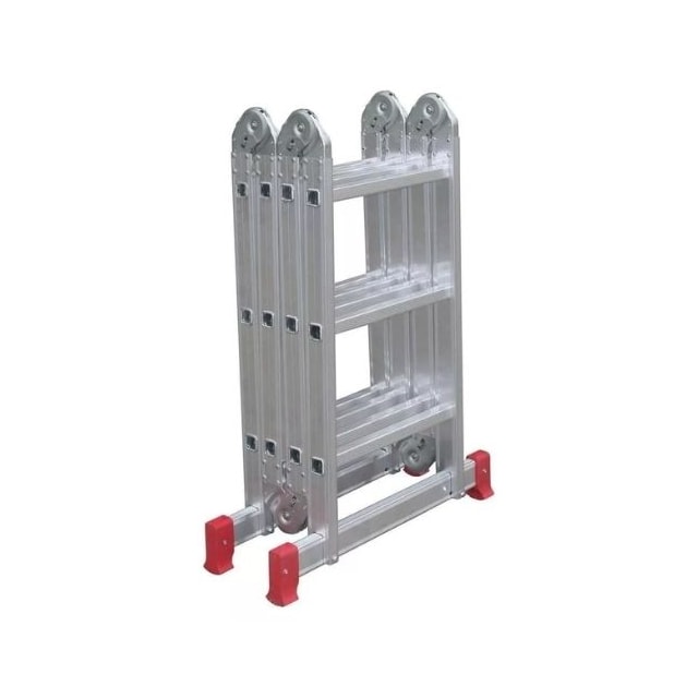 Escada Articulável de Alumínio 3x4 Degraus 13 em 1 - BOTAFOGO Escada Articulável de Alumínio 3x4 Degraus 13 em 1 - BOTAFOGO