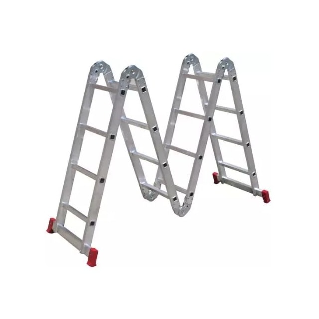 Escada Articulável de Alumínio 3x4 Degraus 13 em 1 - BOTAFOGO Escada Articulável de Alumínio 3x4 Degraus 13 em 1 - BOTAFOGO