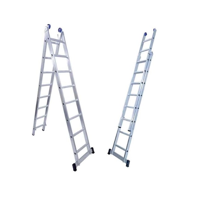 Escada Extensiva 2x8 Degraus - SBA Escada Extensiva 2x8 Degraus - SBA
