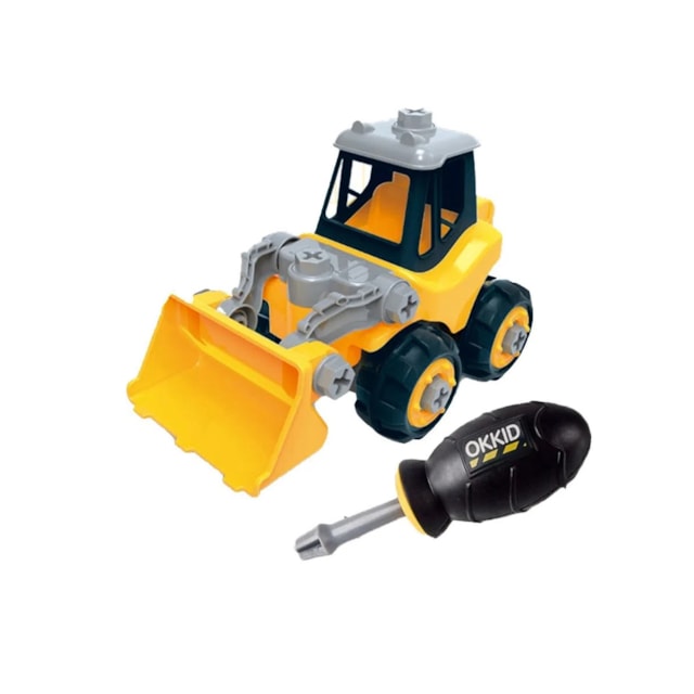 Escavadeira City Machine 29 Peças Multikids - BR1866