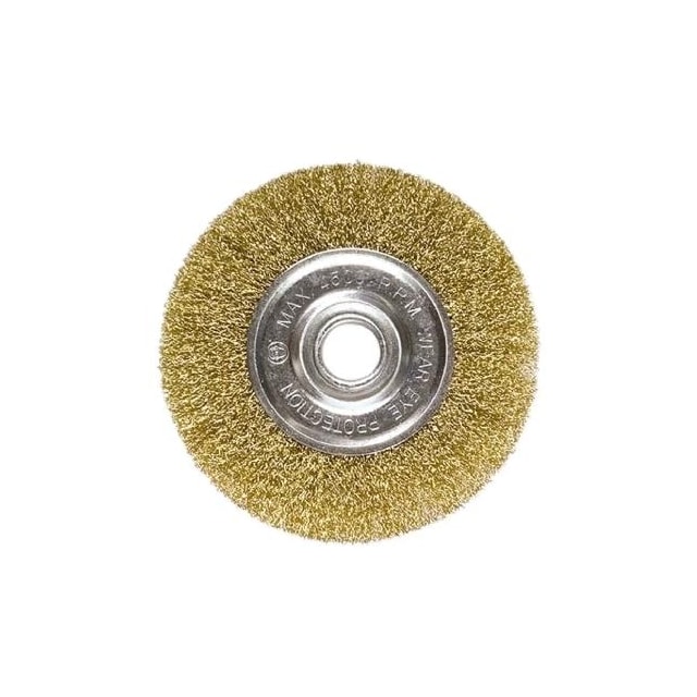 Escova Circular com Haste 4 Pol. Latonado - Worker  Escova Circular com Haste 4 Pol. Latonado - Worker