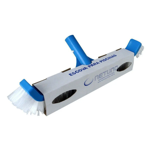 Escova para Piscina Nylon Curva 45cm - NETUNO Escova para Piscina Nylon Curva 45cm - NETUNO