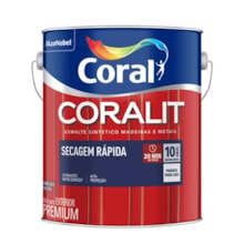 Esmalte Coralit Secagem Rápida 3L Branco - Coral