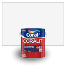 Esmalte Coralit Secagem Rápida 3L Branco - Coral Esmalte Coralit Secagem Rápida 3L Branco - Coral