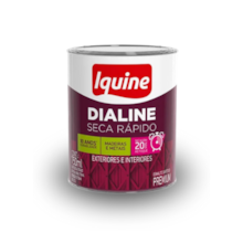 Esmalte Dialine Seca Rápido Branco Neve 750ml - Iquine Esmalte Dialine Seca Rápido Branco Neve 750ml - Iquine