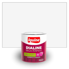 Esmalte Dialine Seca Rápido Branco Neve 750ml - Iquine Esmalte Dialine Seca Rápido Branco Neve 750ml - Iquine