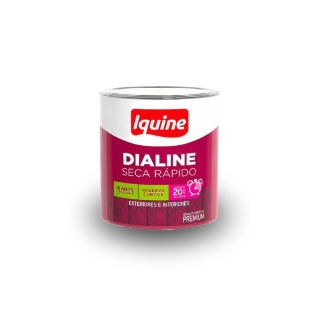 Esmalte Dialine Seca Rápido Platina 112ML - IQUINE Esmalte Dialine Seca Rápido Platina 112ML - IQUINE