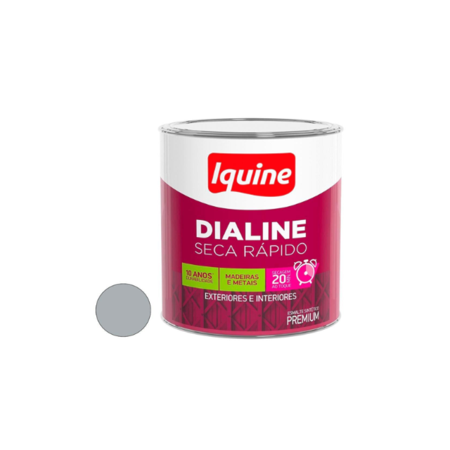 Esmalte Dialine Seca Rápido Platina 112ML - IQUINE Esmalte Dialine Seca Rápido Platina 112ML - IQUINE