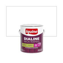 Esmalte Dialine Secagem Rápida Branco Neve Fosco 3L - IQUINE