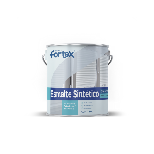 Esmalte Sintético Branco Fosco 3,6L - FORTEX