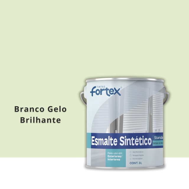 Esmalte Sintético Branco Gelo Brilhante 3L - FORTEX